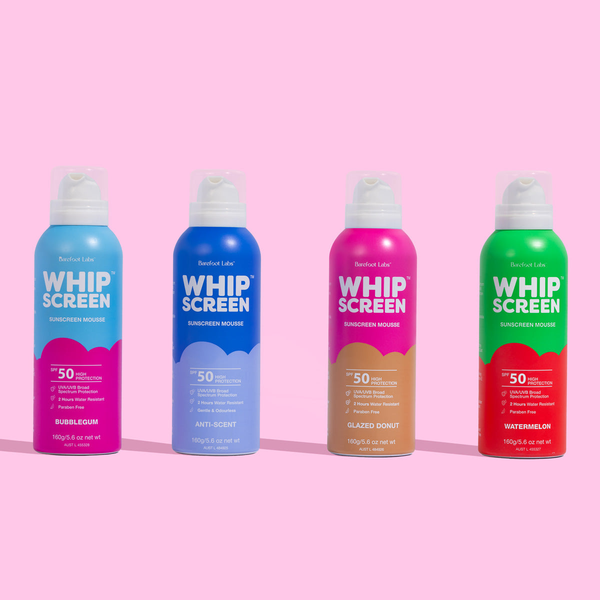 WhipScreen™ "Full Spectrum" 4 pack