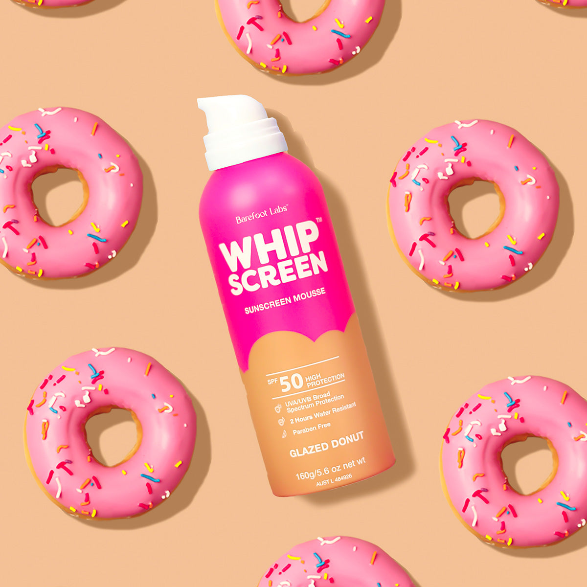 WhipScreen™ SPF50 Sunscreen Mousse - Glazed Donut