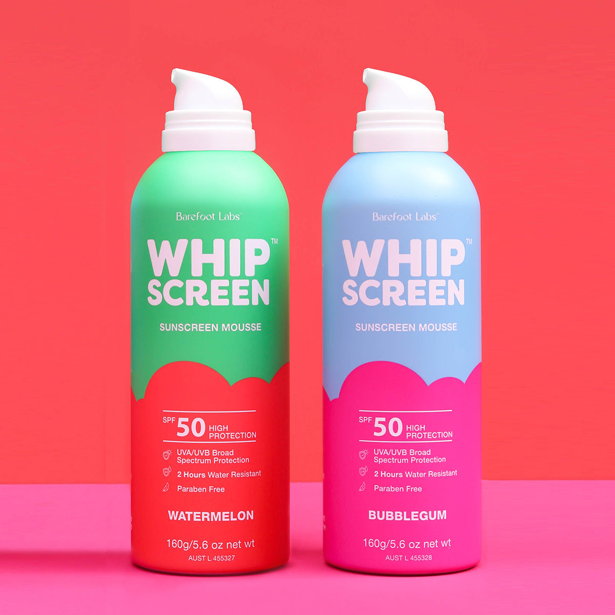 WhipScreen™ SPF50 Sunscreen Mousse Twin Pack